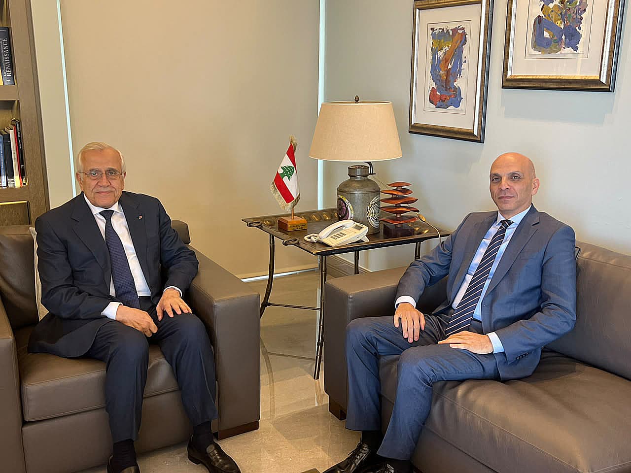الرئيس سليمان يستقبل السفير المصري الجديد ويشيد بدور مصر في ترسيخ الاستقرار ودعم السعودية